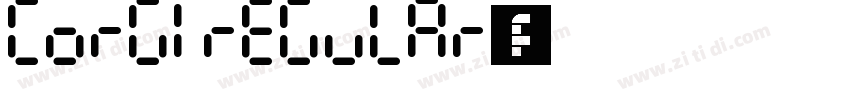 Corgi Regular字体字体转换